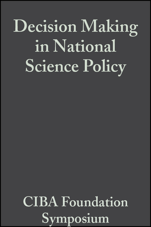 Обложка книги «Decision Making in National Science Policy»