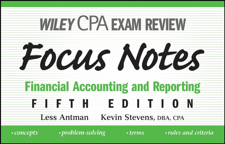 Обложка книги «Wiley CPA Examination Review Focus Notes»
