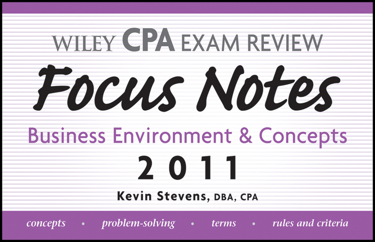 Обложка книги «Wiley CPA Examination Review Focus Notes»