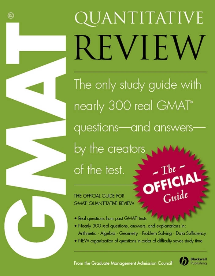 Обложка книги «The Official Guide for GMAT Quantitative Review»