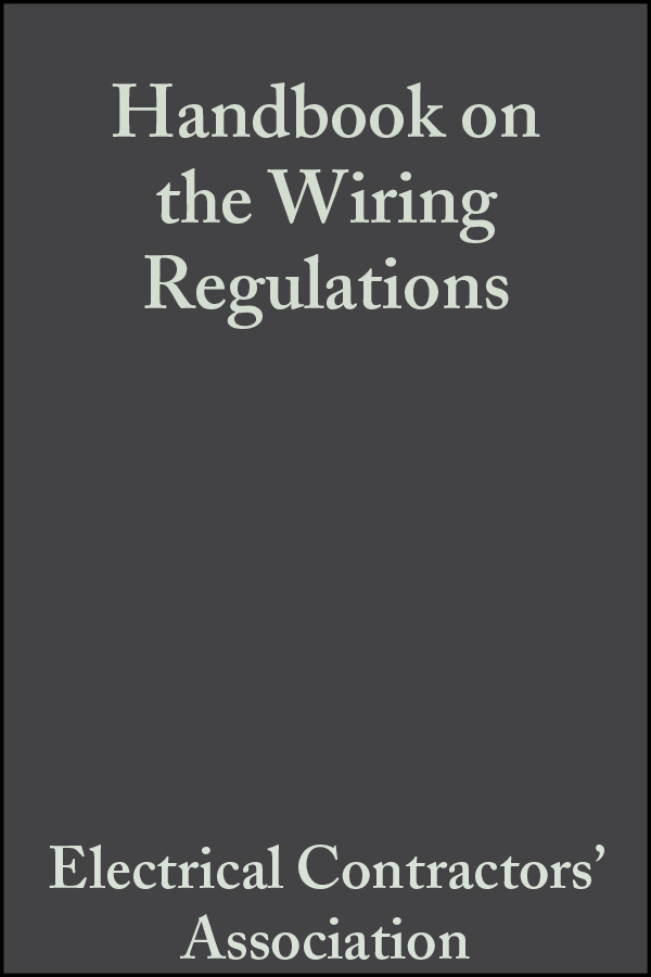 Обложка книги «Handbook on the Wiring Regulations»