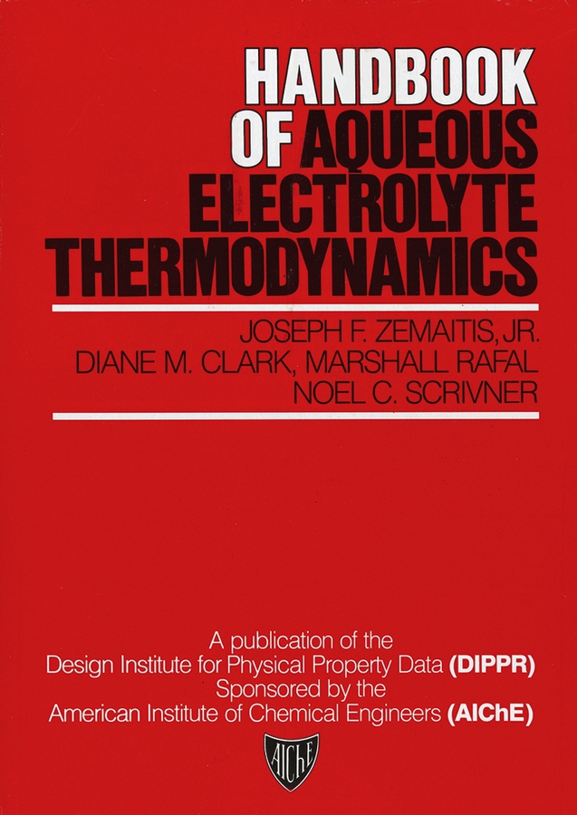 Обложка книги «Handbook of Aqueous Electrolyte Thermodynamics»