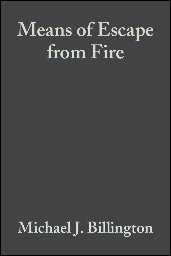 Обложка книги «Means of Escape from Fire»