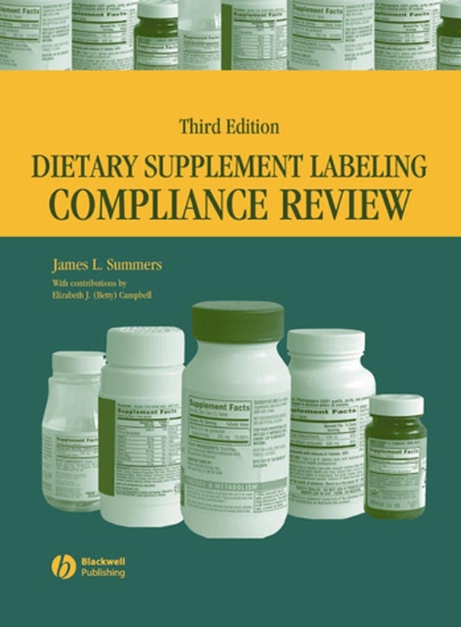 Обложка книги «Dietary Supplement Labeling Compliance Review»