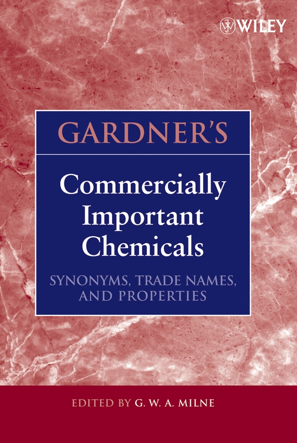 Обложка книги «Gardner's Commercially Important Chemicals»