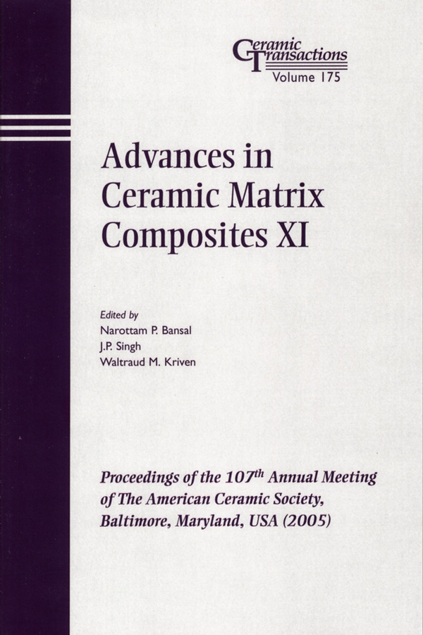 Обложка книги «Advances in Ceramic Matrix Composites XI»
