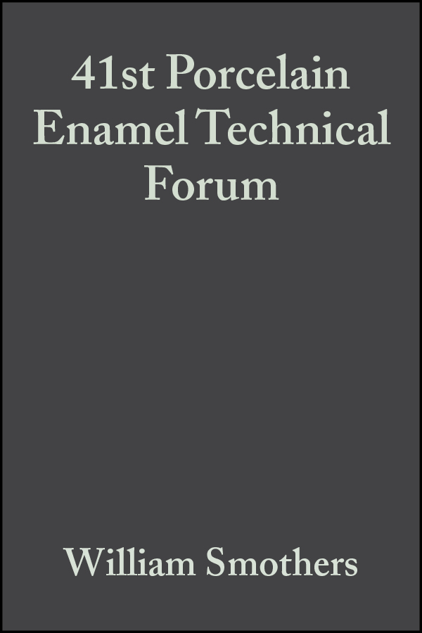 Обложка книги «41st Porcelain Enamel Technical Forum»
