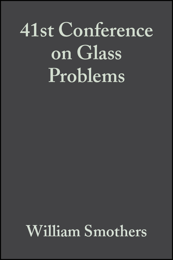 Обложка книги «41st Conference on Glass Problems»