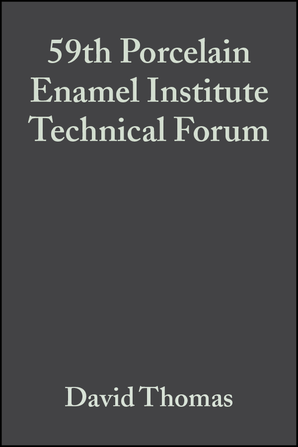 Обложка книги «59th Porcelain Enamel Institute Technical Forum»