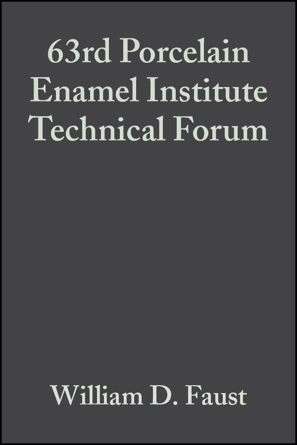 Обложка книги «63rd Porcelain Enamel Institute Technical Forum»