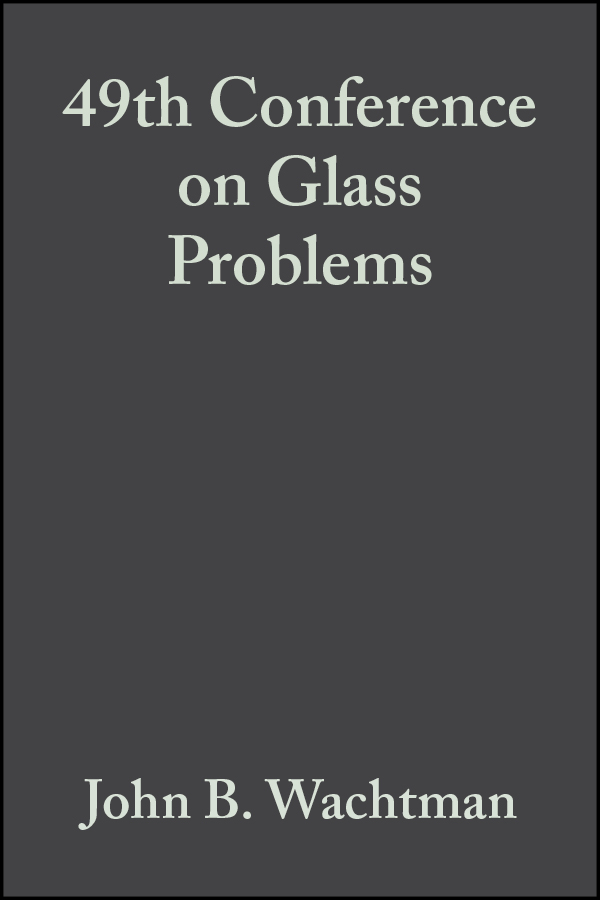Обложка книги «49th Conference on Glass Problems»