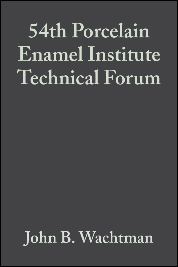 Обложка книги «54th Porcelain Enamel Institute Technical Forum»