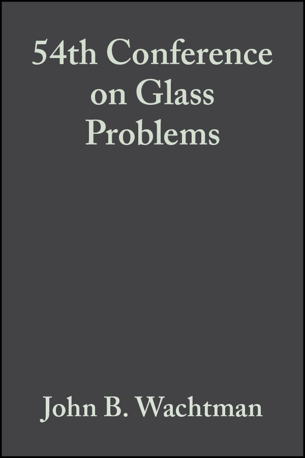 Обложка книги «54th Conference on Glass Problems»