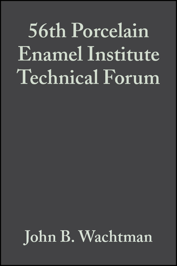 Обложка книги «56th Porcelain Enamel Institute Technical Forum»