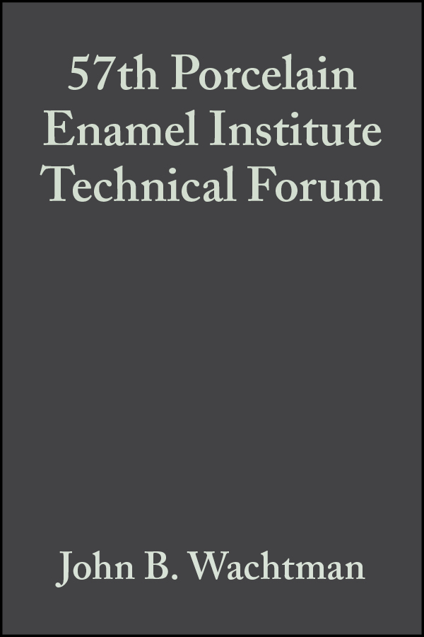 Обложка книги «57th Porcelain Enamel Institute Technical Forum»