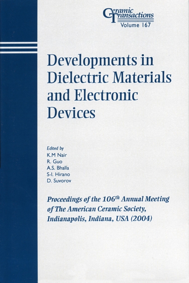 Обложка книги «Developments in Dielectric Materials and Electronic Devices»