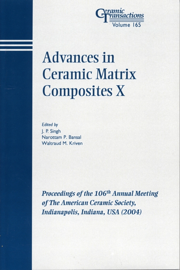 Обложка книги «Advances in Ceramic Matrix Composites X»