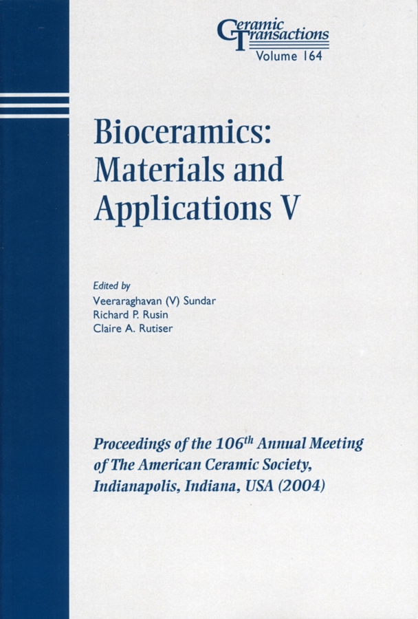Обложка книги «Bioceramics: Materials and Applications V»
