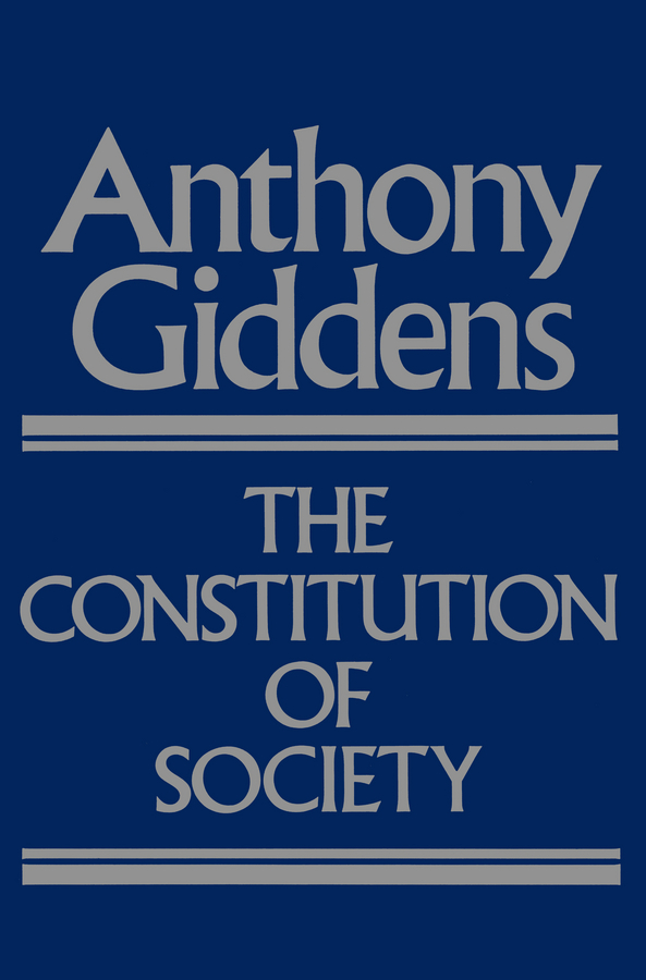 Обложка книги «The Constitution of Society»