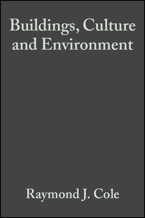Обложка книги «Buildings, Culture and Environment»