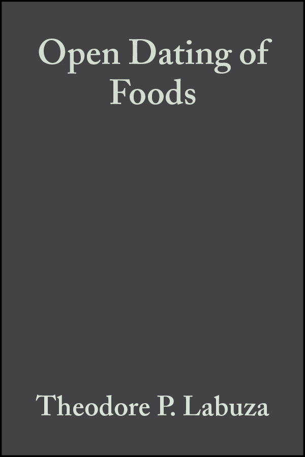 Обложка книги «Open Dating of Foods»