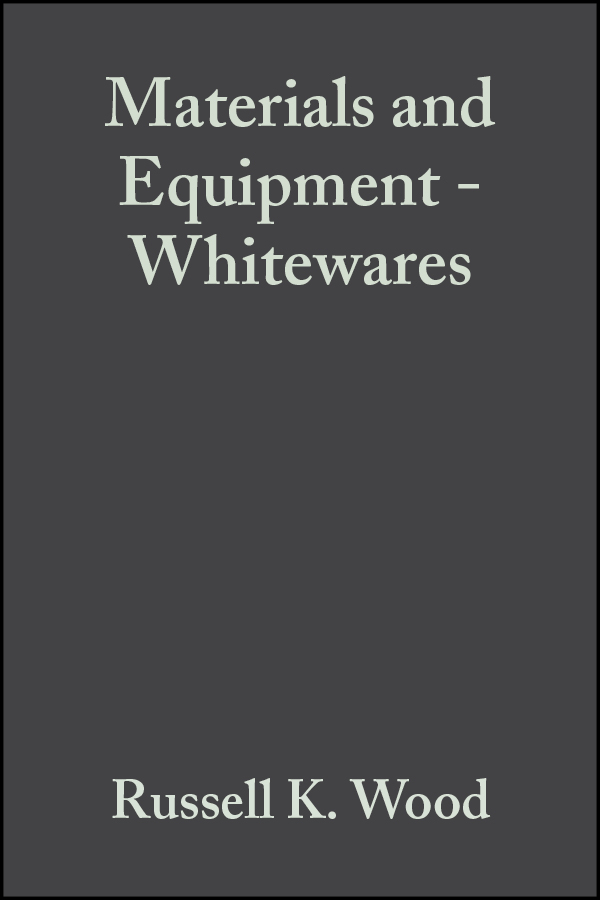 Обложка книги «Materials and Equipment - Whitewares»