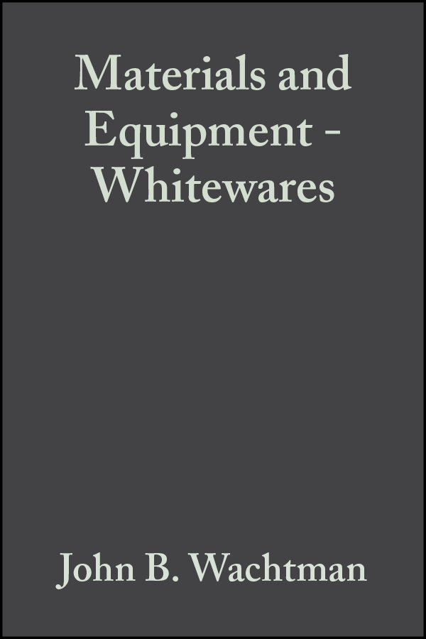 Обложка книги «Materials and Equipment - Whitewares»