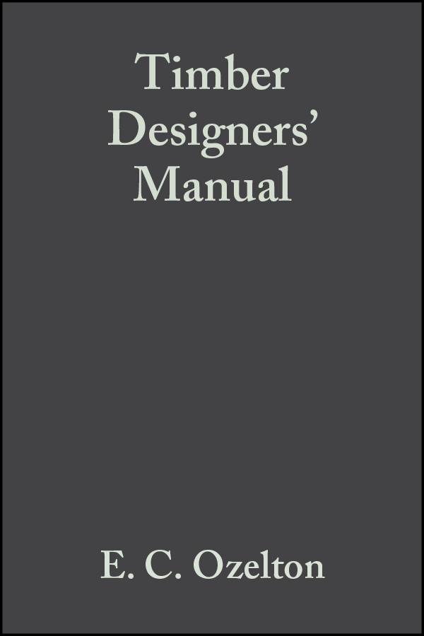 Обложка книги «Timber Designers' Manual»