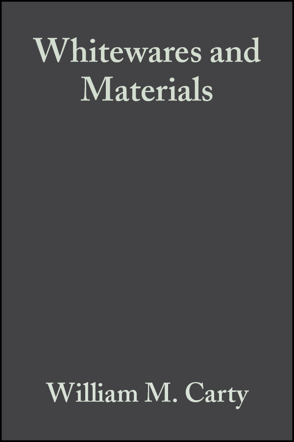 Обложка книги «Whitewares and Materials»
