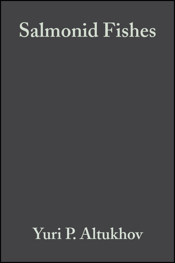 Обложка книги «Salmonid Fishes»
