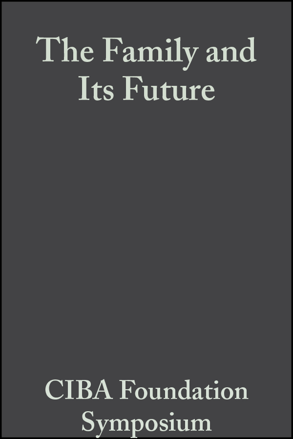 Обложка книги «The Family and Its Future»