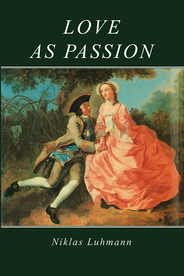 Обложка книги «Love as Passion»