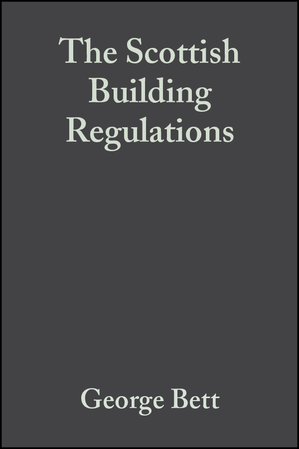 Обложка книги «The Scottish Building Regulations»