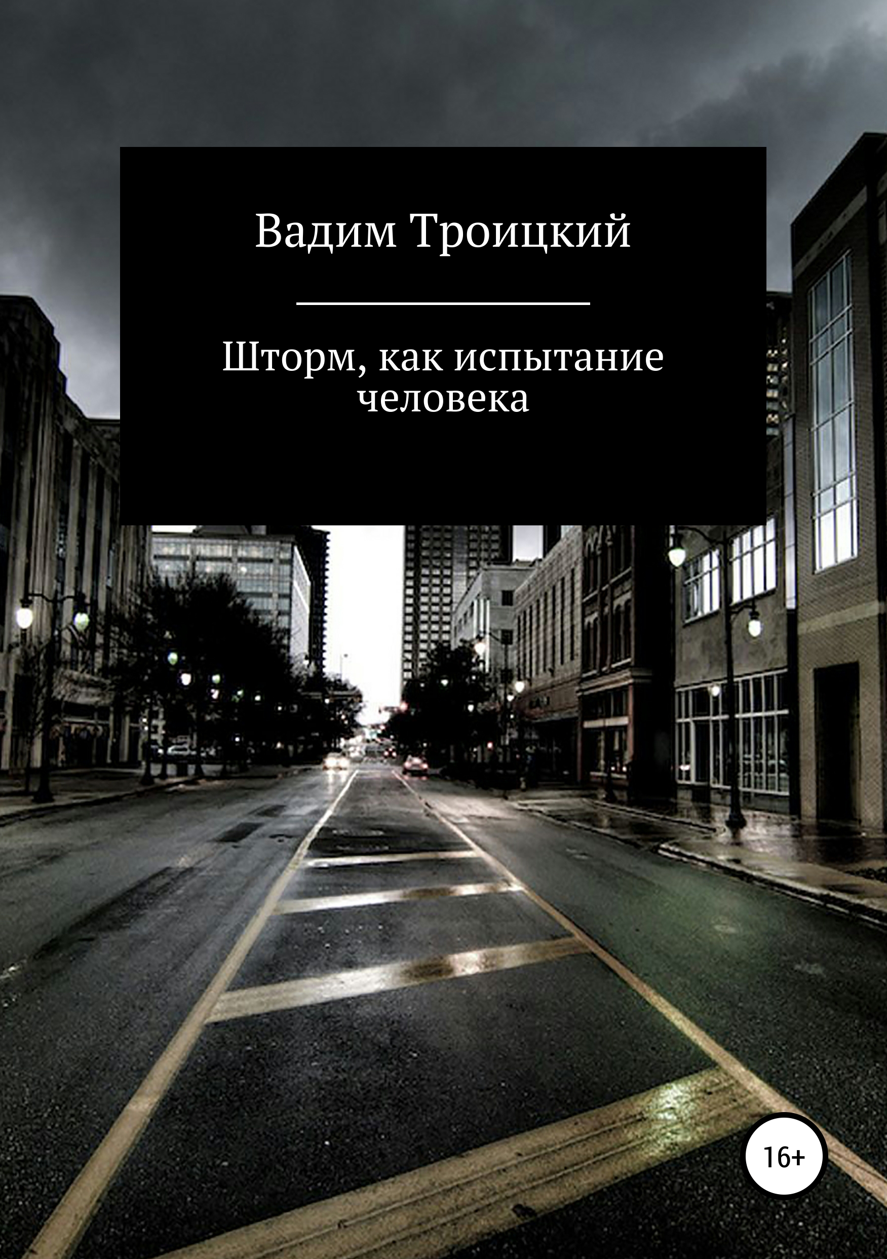 Обложка книги «Шторм, как испытание человека»