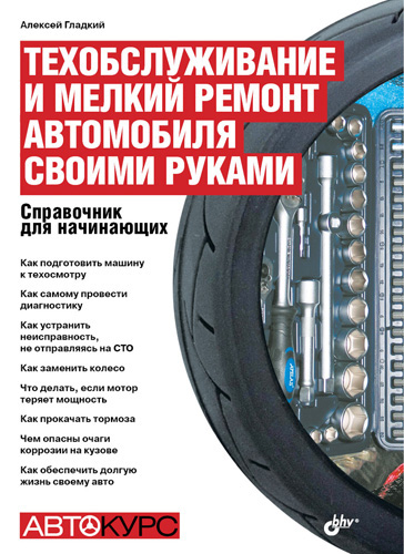 Обложка книги «Техобслуживание и мелкий ремонт автомобиля своими руками. Справочник для начинающих»
