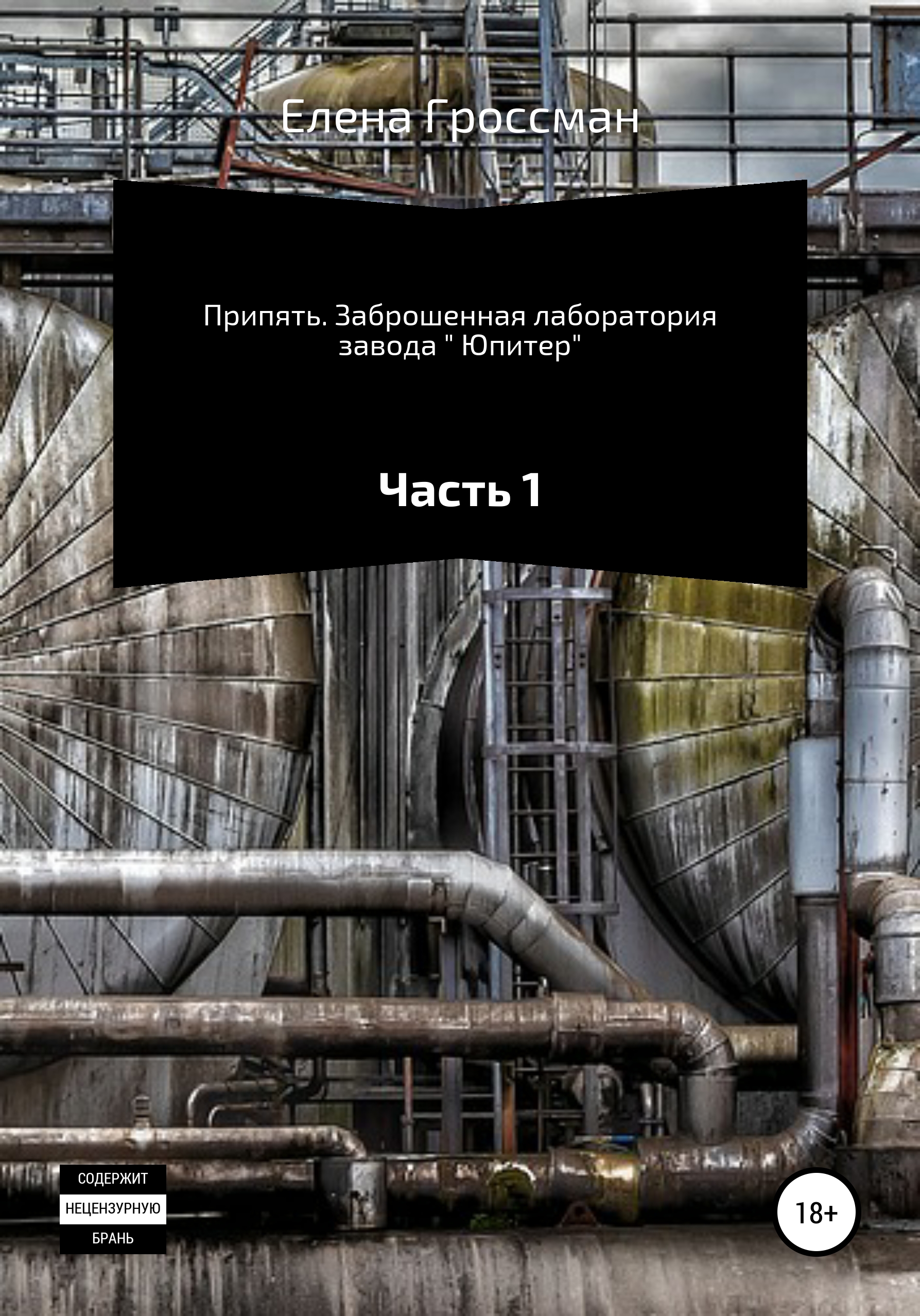 Обложка книги «Припять. Заброшенная лаборатория завода « Юпитер». Часть 1»