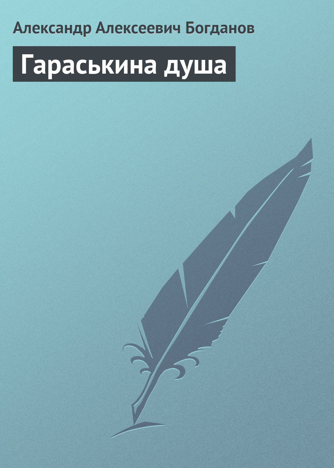 Обложка книги «Гараськина душа»