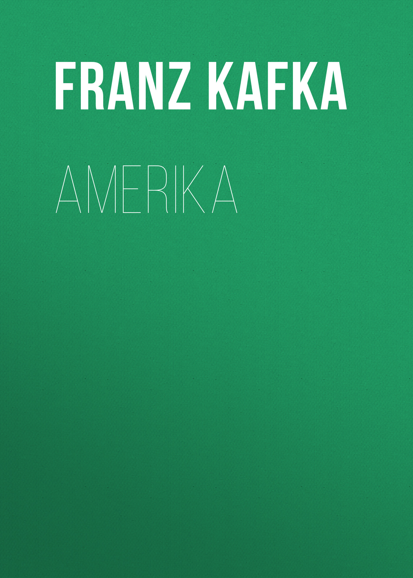 Обложка книги «Amerika»