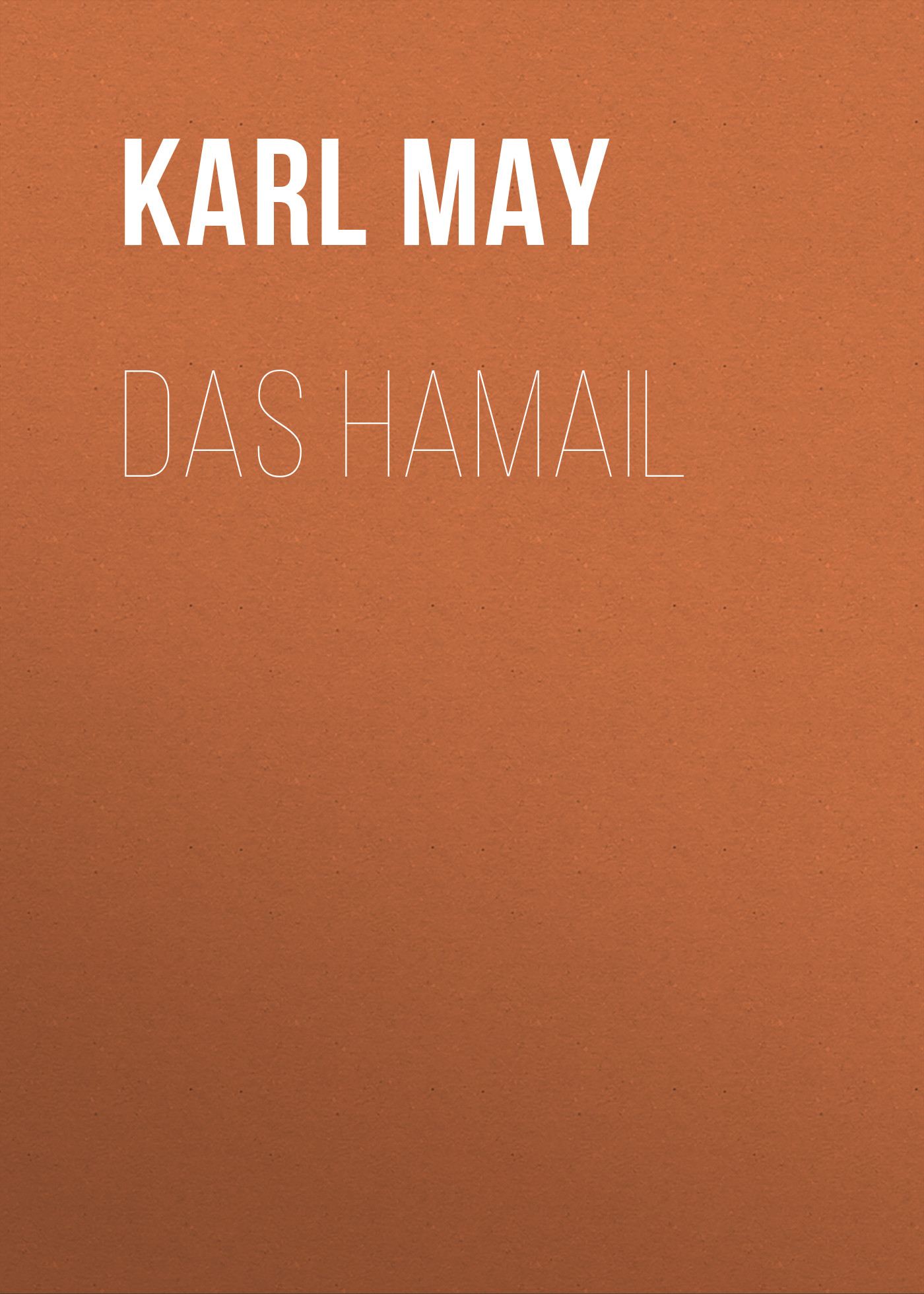 Обложка книги «Das Hamail»