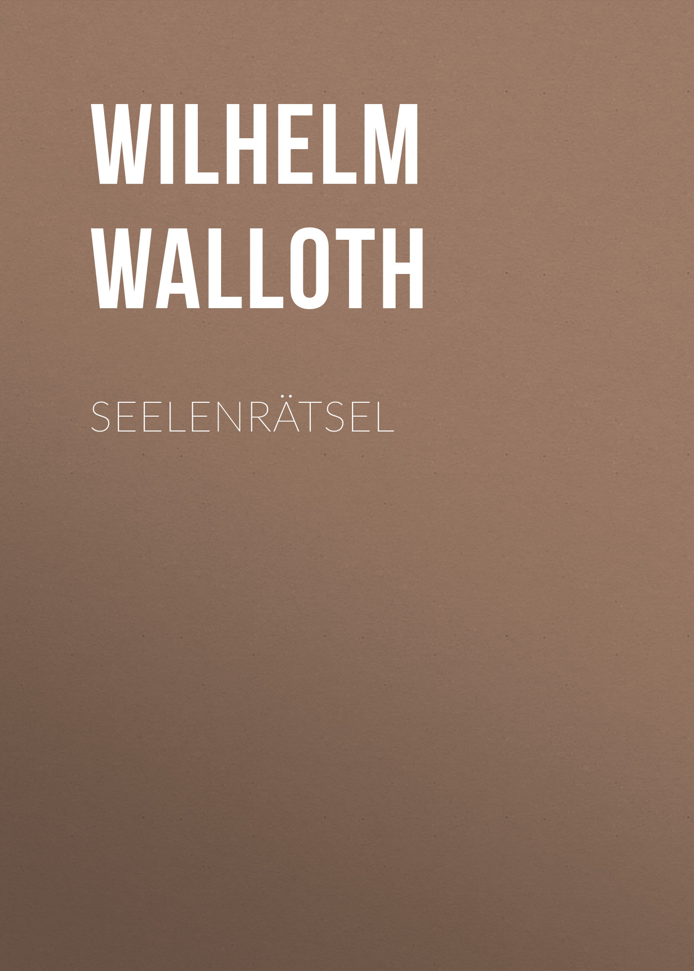Обложка книги «Seelenrätsel»