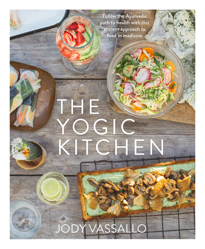 Обложка книги «The Yogic Kitchen»