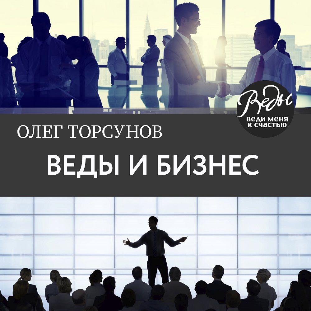 Обложка книги «Веды и бизнес. О призвании, успехе в бизнесе и руководстве»