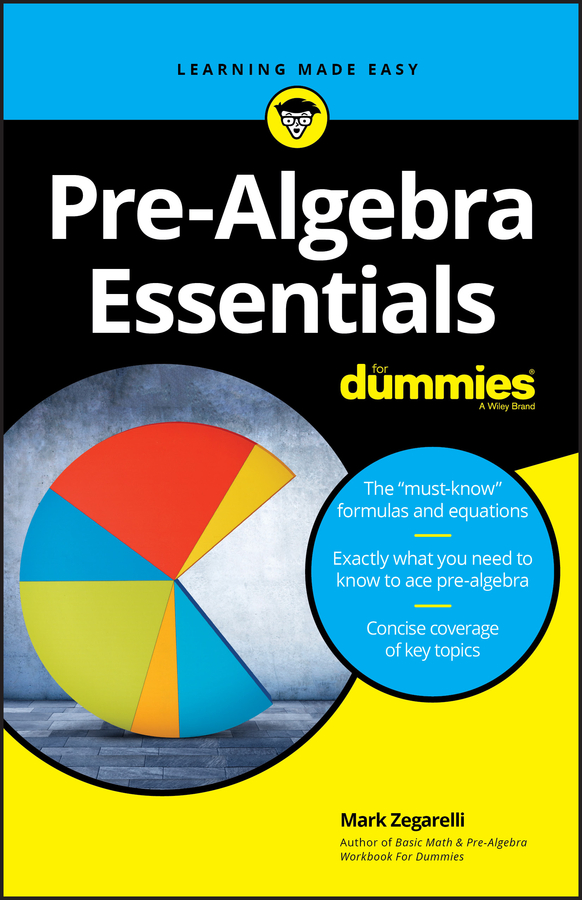 Обложка книги «Pre-Algebra Essentials For Dummies»