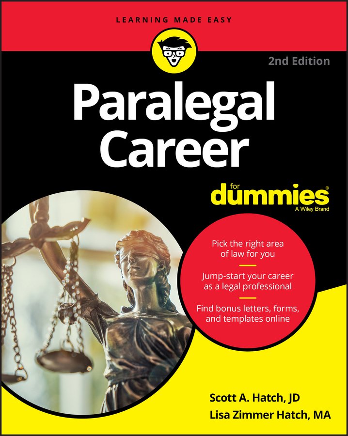 Обложка книги «Paralegal Career For Dummies»