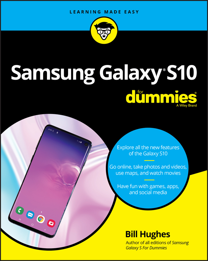 Обложка книги «Samsung Galaxy S10 For Dummies»