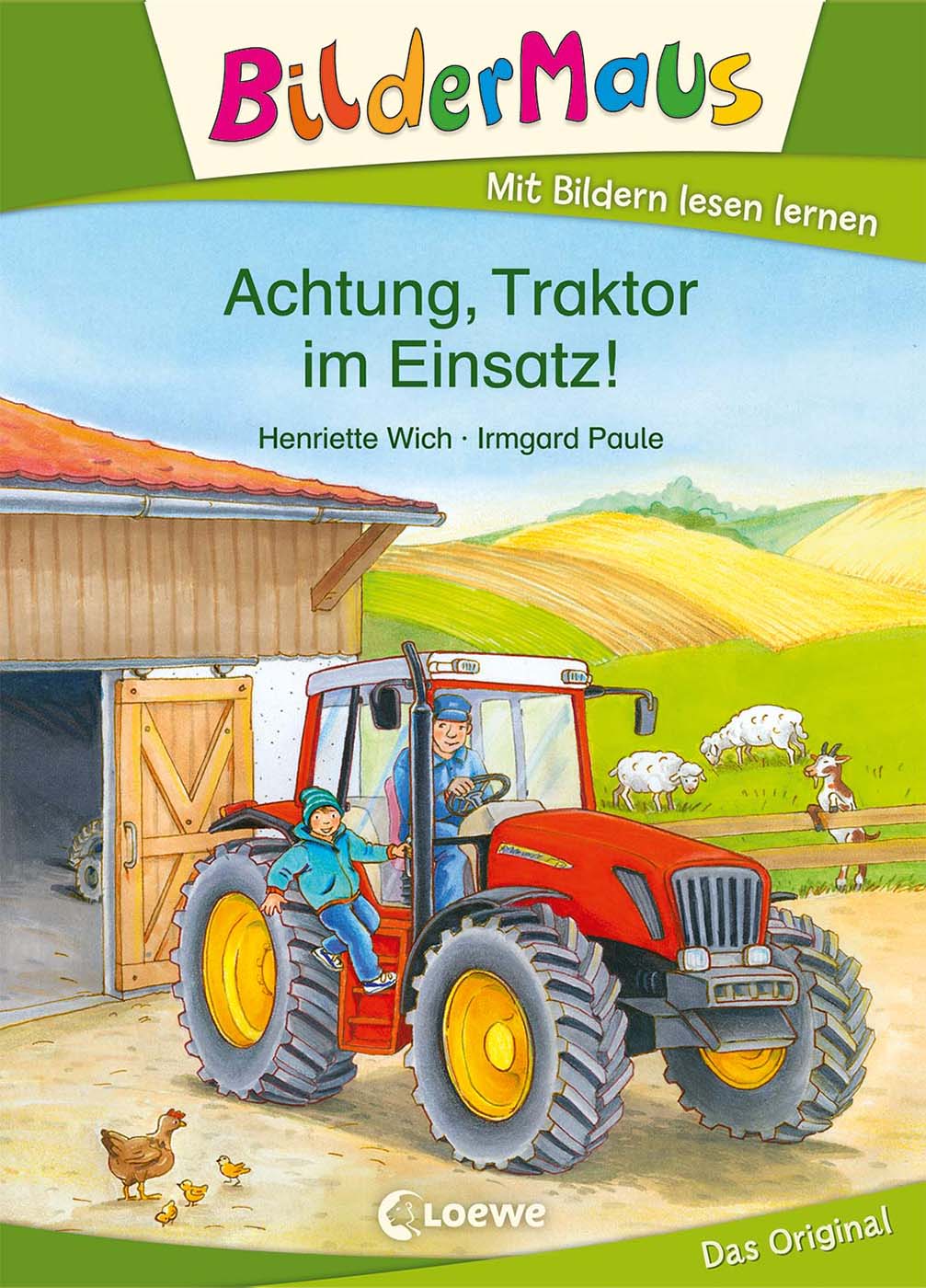 Обложка книги «Bildermaus - Achtung, Traktor im Einsatz!»
