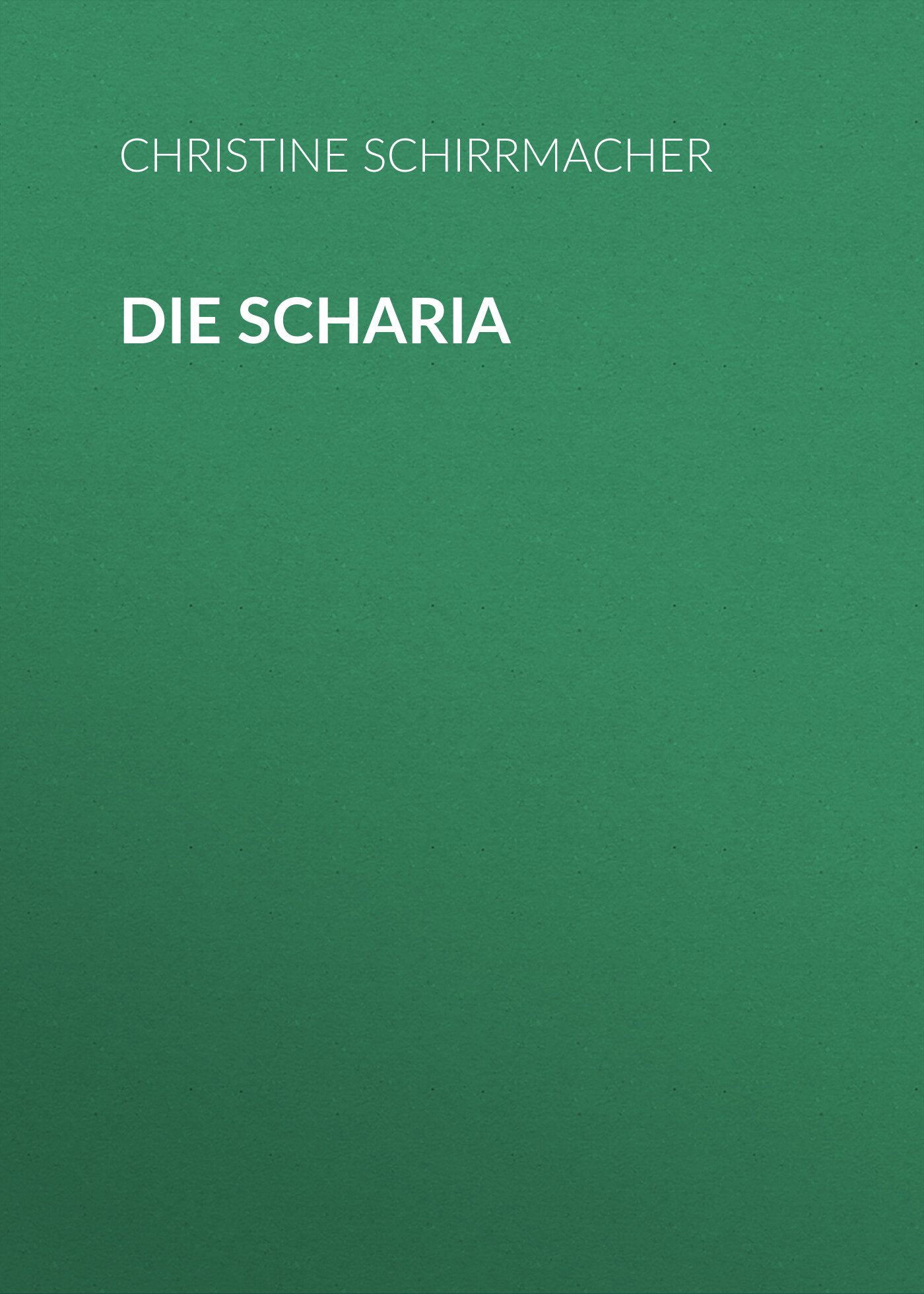 Обложка книги «Die Scharia»