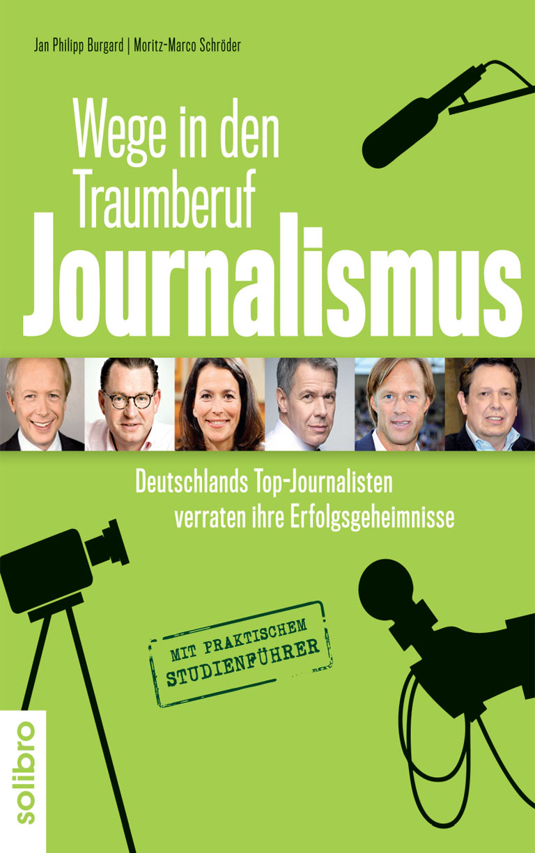 Обложка книги «Wege in den Traumberuf Journalismus»