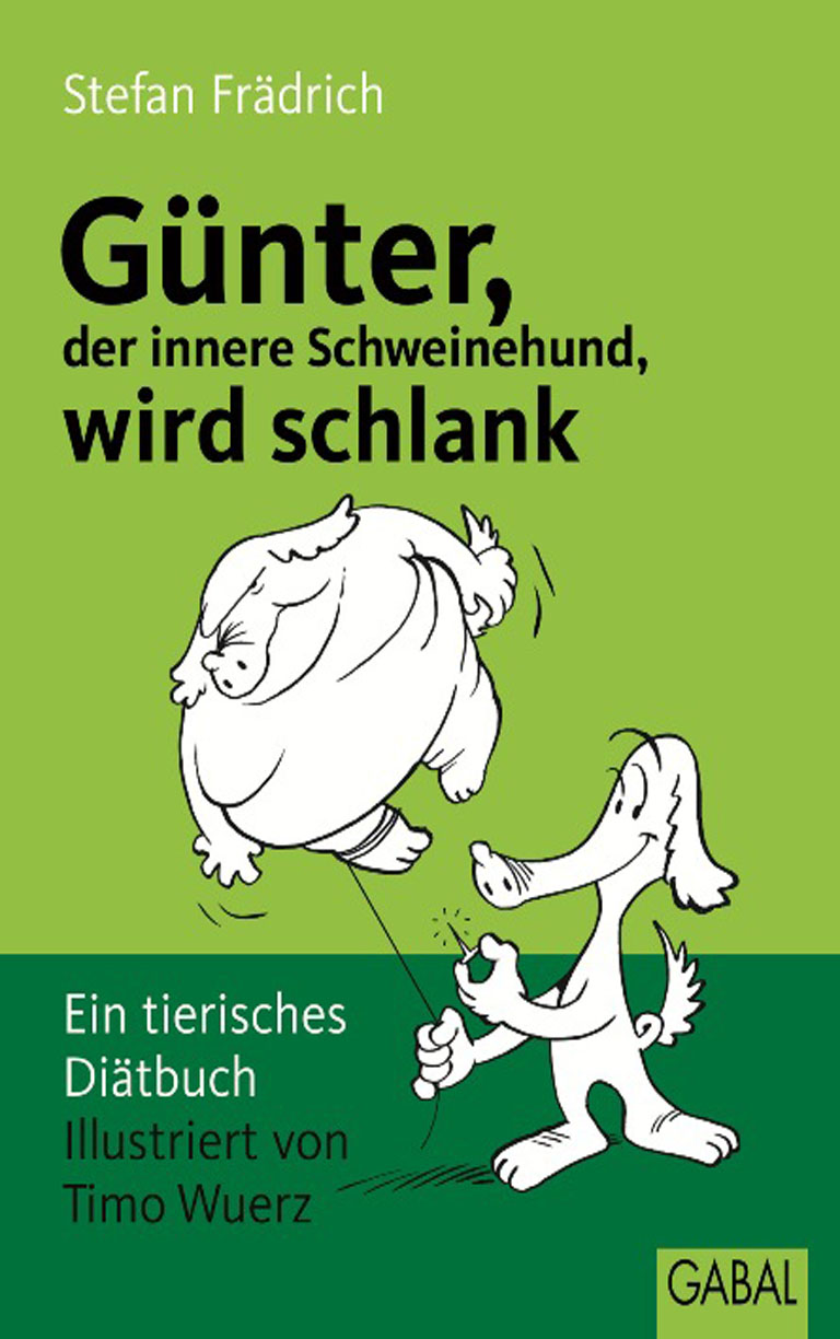 Обложка книги «Günter, der innere Schweinehund, wird schlank»