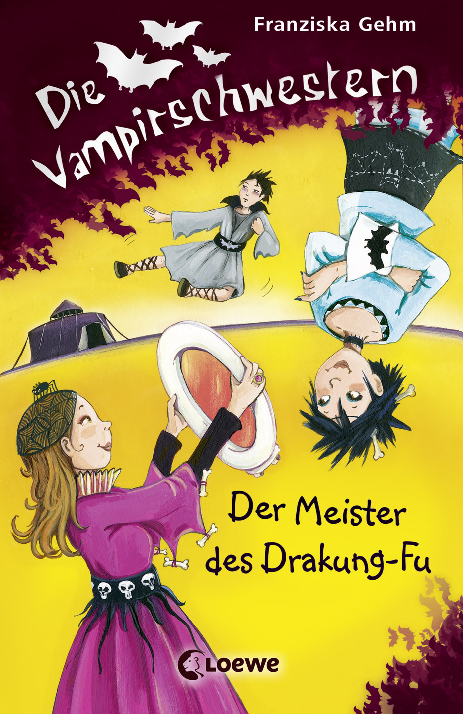 Обложка книги «Die Vampirschwestern – Der Meister des Drakung-Fu»